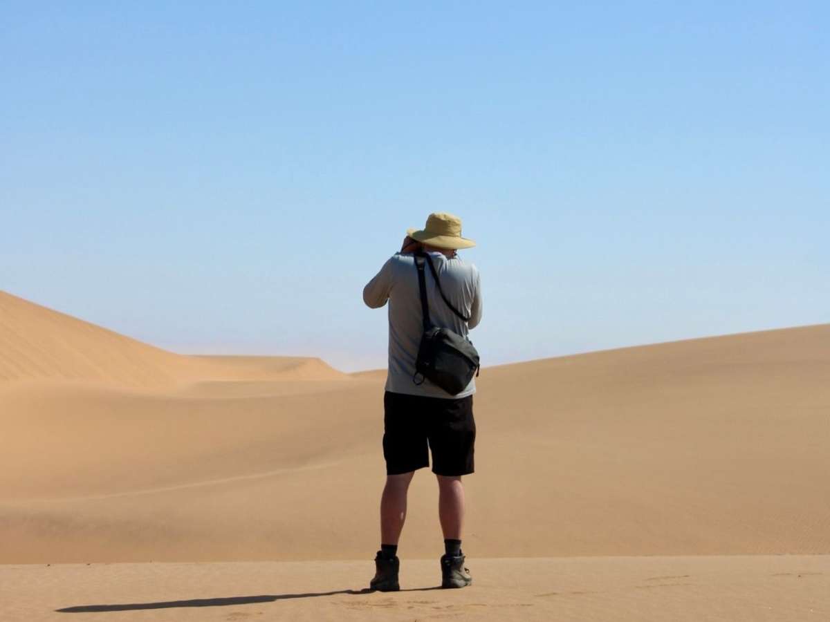 equipaje listo para un viaje a Huacachina