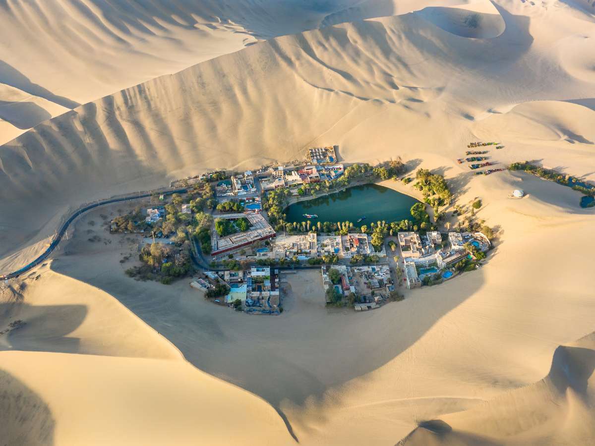 oasis de Huacachina en temporada baja